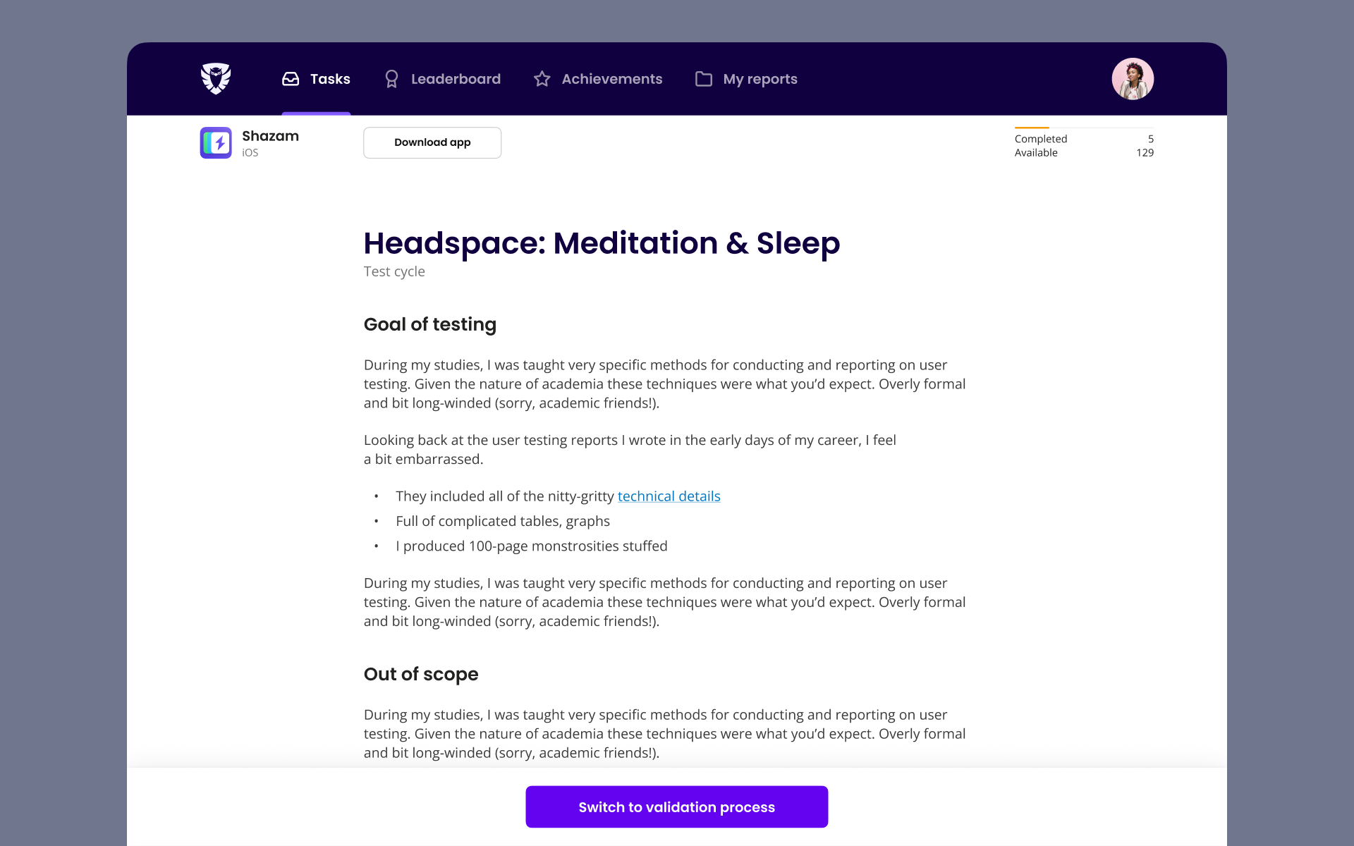 BughunterValidation